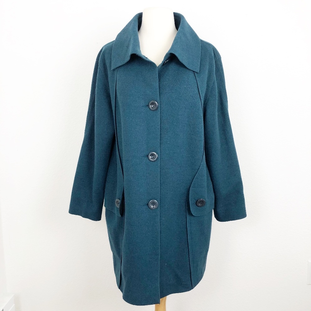 Sundance Green Blue Peacoat size M